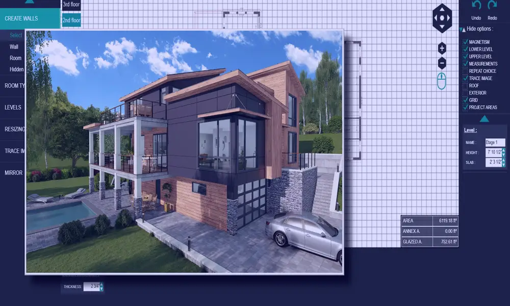 نرم افزار معماری Cedreo