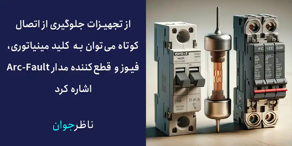 از تجهیزات جلوگیری از اتصال کوتاه می‌توان به کلید مینیاتوری،فیوز و قطع‌کننده مدار Arc-Fault اشاره کرد.