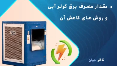 مقدار مصرف برق کولر آبی و روش‌های کاهش آن
