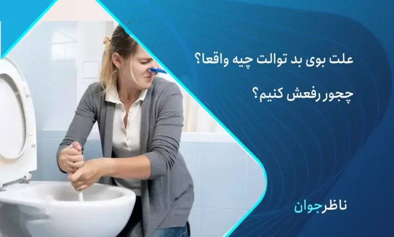 علت بوی بد توالت فرنگی